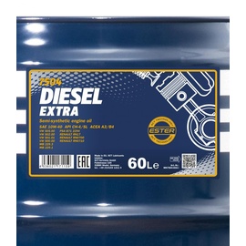 Mannol Diesel Extra Motoröl 10W-40 7504 volumen 60L