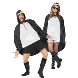 Pinguin Party Regenschutz Poncho - OS