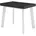 Ausziehtisch 180 x 73 x 90 cm schwarz