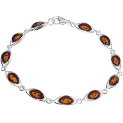 Armband OSTSEE-SCHMUCK "Ostsee-Schmuck Armband Telia Armband Telia", silber (silberfarben), Armbänder, Damen, 18.5cm, Silber 925 (Sterlingsilber)