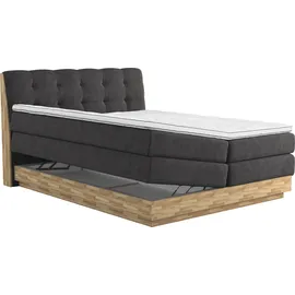 Home Affaire »Naome« Boxspringbett, Inklusive Topper schwarz