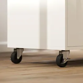 Homcom Kücheninsel Küchenwagen auf Rollen mit abklappbarer Arbeitsplatte, Ablage | Gr.: onesize