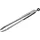FMprofessional Grillzange XXL Edelstahl schwarz/silber