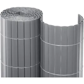 Noor Sichtschutzmatte PVC 1,2 x 3 m silber