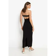 lscn by lascana Bandeaukleid Maxi Schwarz 46