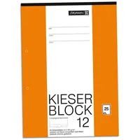 Brunnen Kieserblock A4 unliniert 25 Blatt