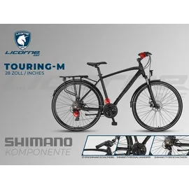 licorne bike gmbh Premium Touring Trekking Bike 28 Zoll RH 48 cm schwarz