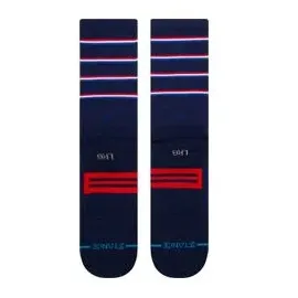 Stance independence crew socken blau