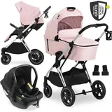 hauck 3in1 Kinderwagen-Set Vision X Trio Set Black