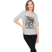 Heine Hoodie in Hellgrau - 40