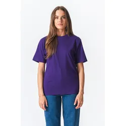 Oversized T -Shirt - Violet - TeeShoppen