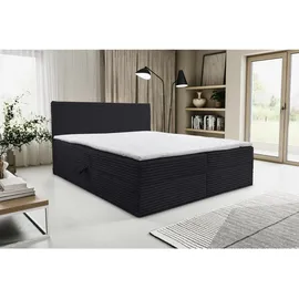 venasi möbel Tilly 180 x 200 cm H2/H3 Schwarz