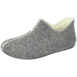 Manitu Damen Hausschuh Stiefelette Schlupfschuh Wollfilz Warmfutter, Größe:39 EU, Farbe:Grau - Grau - 39