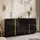 lookway SIDEBOARD MIT SCHUBLADEN ONYX HOCHGLANZ 158 CM PUSH OPEN