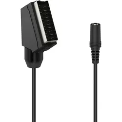 TV AUX-Adapter Scart-Stecker - Klinke-Kupplung