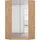 OTTO home Eckschrank AGORDO 117 x 229 x 117 cm Braun
