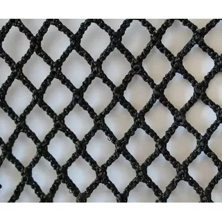 LGLFDJ Sicherheitsnetz Für Geländer, Schwarz, Treppenbalkon-Schutzseilnetz, Knotenloses Zaunnetz Für Drinnen Und Draußen, Baseball-Softball-Netz, Sportnetz(Size:1.5M×3M(5FT×9.8FT),Color:Schwarz)