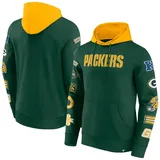 Fanatics Kapuzenpullover Fanatics Hoodie Green Bay Packers Patched Out Fleece grün 2XL