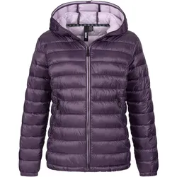 Steppjacke LPO "GILMOUR MELVILLE VI Women", Damen, Gr. 40 (M), lila, 100% Polyester, sportlich, figurbetont, Langarm mit innenliegendem Gummizug, Jacken, auch in Großen Größen erhältlich