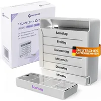 Senomed - Tabletten Organizer - Wochendosierer für 7 Tage