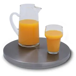 Saro STAY COOL round Aluminium Rund Servierstand