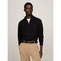 Tommy Hilfiger Troyer »PIMA ORG CTN CASHMERE ZIP MOCK«, Gr. XXXL (58), black, , 25907259-XXXL