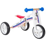 Bikestar Frühstarter Bike 7er NAtur Holz weiß/blau (RU-07-WD-WHIT)