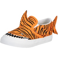 Vans Slip-On V Tiger Shark Sneaker Kinder (orange, Numeric_26)