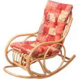 Mid.you Relaxsessel, Honig, Holz, Rattan, 62x97x118 cm, Stühle