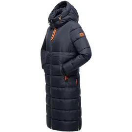 Navahoo Steppmantel "Kristallblume", Damen, Gr. M (38), blau (navy), Obermaterial: 100% Polyester, Futter: 100% Polyester, Wattierung: 100% Polyester, lässig geschnitten ca.