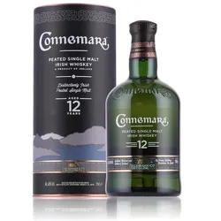 Connemara 12 Years Peated Single Malt Irish Whiskey 40% Vol. 0,7l in Geschenkbox