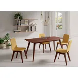 INOSIGN Esstisch, Breite 140 cm und 180 cm braun 140 cm x 75 cm x 80 cm