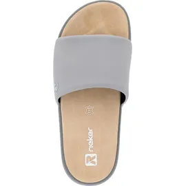 Rieker Herren Narooma U3250 Slide, Grau, 43 EU