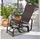 Outsunny Schaukelstuhl Gartenstuhl 78 x 60 x 105 cm braun 1 St.
