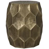 Light & Living Beistelltisch, Kalan Antikgold - Ø37x43 cm,