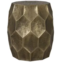 Light & Living Beistelltisch, Kalan Antikgold - Ø37x43 cm,