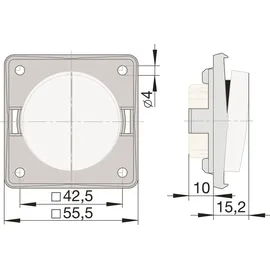 Berker Serienschalter Integro Flow/Pure