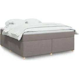 vidaXL Boxspringbett 180 x 200 cm Taupe