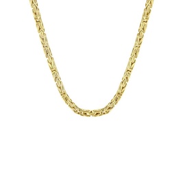 Firetti Kette ohne Anhänger »Schmuck Geschenk Silber 925 Halsschmuck Halskette Königskette«, 77264761-50 gelbgoldfarben