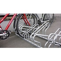 WSM Fahrradständer zweiseitig schräge Haltebügel Länge: 1050mm 6 Parkplätze