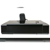 Jet-Line Büroschreibtisch Kehl schwarz