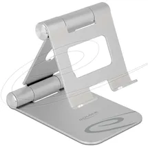 DeLock Tablet Standhalterung verstellbar für Tablets Aluminium Silber