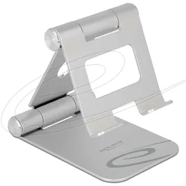 DeLock Tablet Standhalterung verstellbar für Tablets Aluminium Silber
