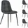 Idimex Esszimmerstuhl Alvaro Kunstleder schwarz 4er Set