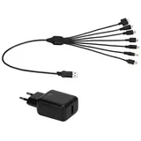 egogear 7in1 Ladekabel Schwarz Nintendo Switch