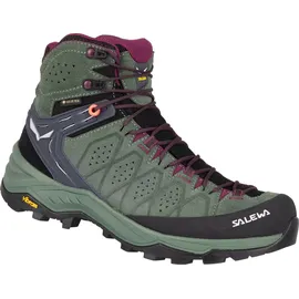 Salewa Alp Trainer 2 Mid GTX Damen duck green/rhododendon 40,5