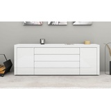 borchardt Möbel Sideboard, Breite 200 cm, weiß