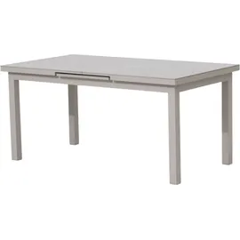 Primaster Rhodos Gartentisch 167/217 x 90 x 77 cm hellgrau