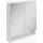 Fackelmann Hängeschrank mit 2 Spiegeltüren 60 cm x 71,8 cm x 15,8 cm Weiß