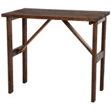 Fun Star Tessin Stehtisch 125 x 79 x 108 cm Braun
